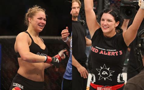 why did ronda rousey and gina carano never fight against each other