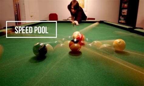Speed Pool Fast Paced Display Of Skills And Mastery Of The Craft