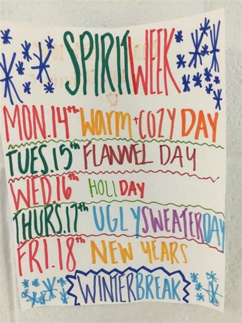 10 great spirit week ideas for work so anyone won't will needto seek any more. Christmas Spirit Week Ideas For Work - Student Spirit Week ...