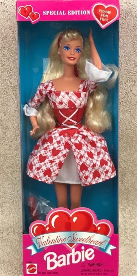 Mattel Barbie Valentine Sweetheart Doll 1995 Special Edition Nrfb 14644 Mattel Dolls Barbie
