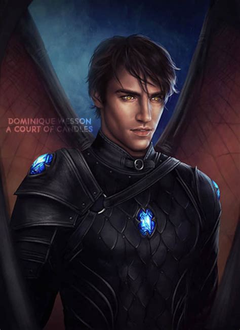 Art Print Azriel By Dominique Wesson Acotar Sarah J Maas Officially