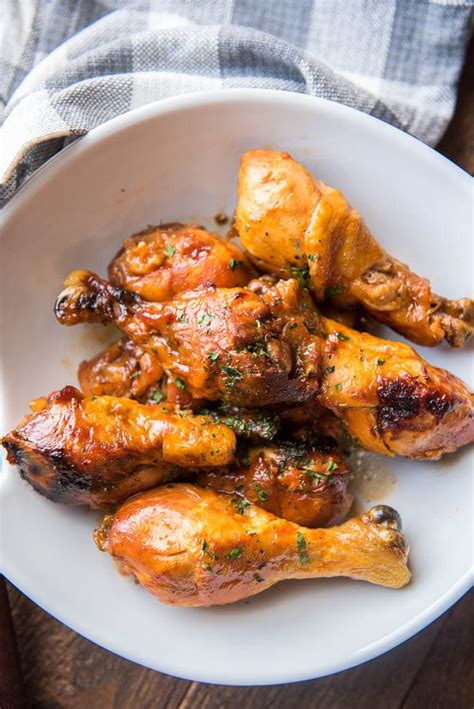 Slow Cooker Buffalo Chicken Drumsticks With Blue Cheese Drizzle Slow