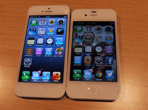 Iphone 5 Vs Iphone 4s In Hands On Photos Cnet