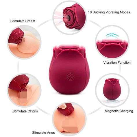 Rose Sucking Vibrator Clit Sucker Dildo Women G Spot Massager Sex Toy For Women Ebay