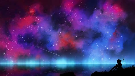 Digital Digital Art Artwork Fantasy Art Night Sky Landscape