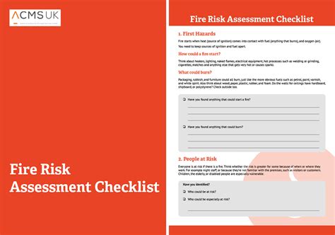 Fire Risk Assessment Checklist What You Need To Know