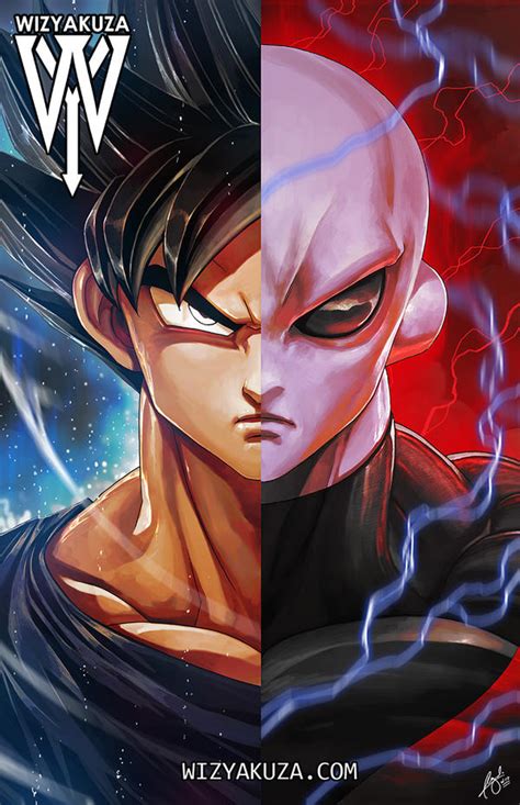 Goku Jiren Split By Wizyakuza On Deviantart