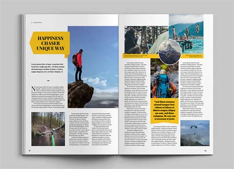 Travel Magazine Layout Design Ksioks