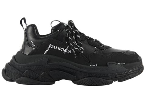 Shop at our store and also enjoy the best in daily editorial content. Balenciaga Triple S Allover Logo Black - 536737 W2FA1 1090