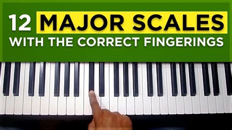 4 How To Play All 12 Major Scales With The Correct Fingerings Music