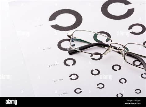 Eye Examination Chart Stock Photo Alamy