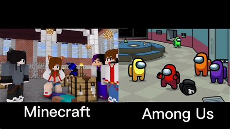 Distraction Dance Minecraft Vs Among Us Animation Free Template