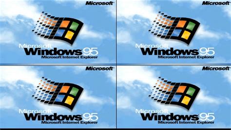 Windows 95 Startup Sound Intro ♔ 1073741824 Bilion Times Youtube