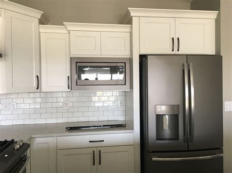 Maybe you would like to learn more about one of these? Built in Microwave | Slate appliances white cabinets ...