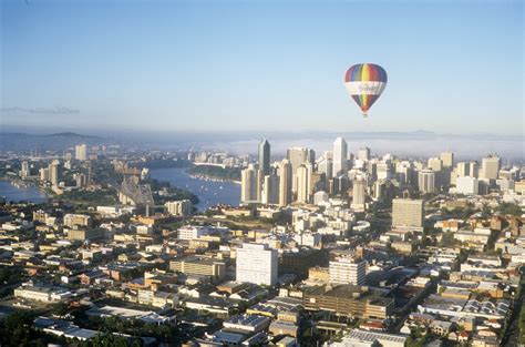 Aerial View Fortitude Valley Brisbane 1999 Qut Digital Collections