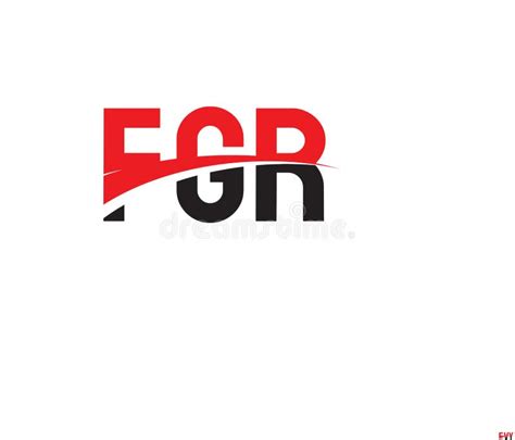 Fgr Letter Initial Logo Design Vector Illustration Stock Vector