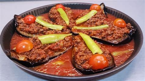 Aubergine Farcie Karnıyarık tarifi Aubergine Recette Recette