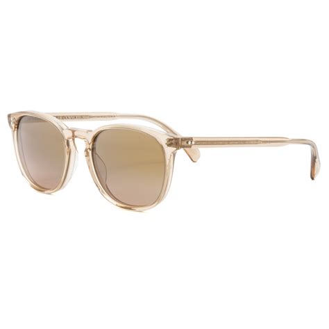 Oliver Peoples Finley Esq Ov5298su Sunglasses Blush Rose Quartz Mirrored Lenses Ebay