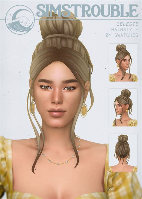 Celeste Hair At Simstrouble Sims 4 Updates