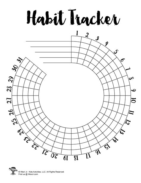 Agriculture Thicken Them Habit Tracker Free Printable Pdf Delay