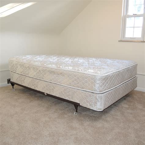 Full Size Mattress And Box Springs Set With Bed Frame Ebth