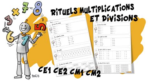 Rituels Maths Multiplications Et Divisions Bout De Gomme