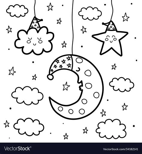 Best Ideas For Coloring Night Sky Coloring Page Sexiz Pix