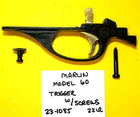 MARLIN MODEL 60W 22 LR Gold Trigger Assembly With Mounting Screws 23