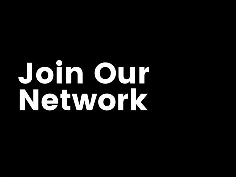 Join Our Network — Crafting The Future