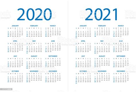 カレンダー2020 2021 イラスト日曜日から始まる日 - 2020年のベクターアート素材や画像を多数ご用意 - iStock