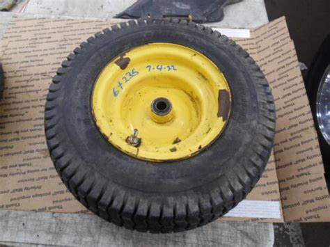 John Deere Gt235 Lawn And Garden Tractor Front Rim And Tire Ebay
