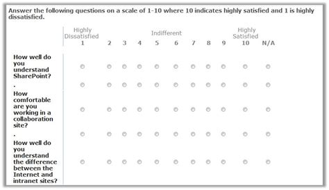 Creating A Likert Scale In Word Liopost