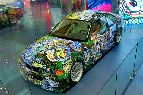 Bmw Brings 13th Art Car To India For Display At Art Fair Throttle Blips
