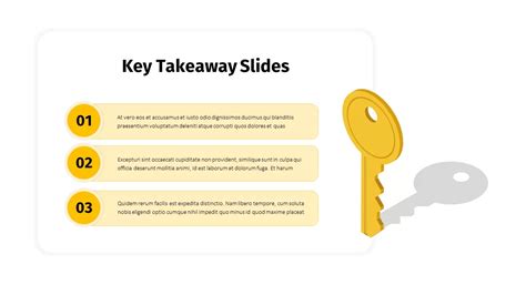 Key Takeaway Slide Template Slidebazaar