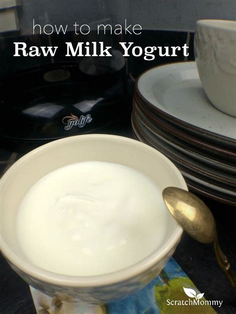 How To Make Raw Milk Yogurt Scratch Mommy Pronounce