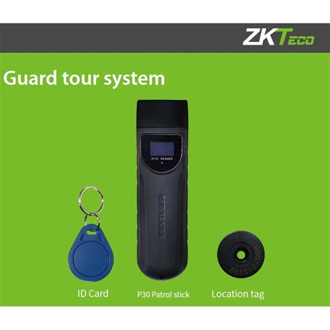 Zkteco P30 Guard Tour System Patrol Stick Reader System Package With