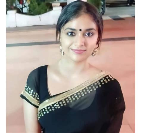 Keerthi Suresh In Black Dress