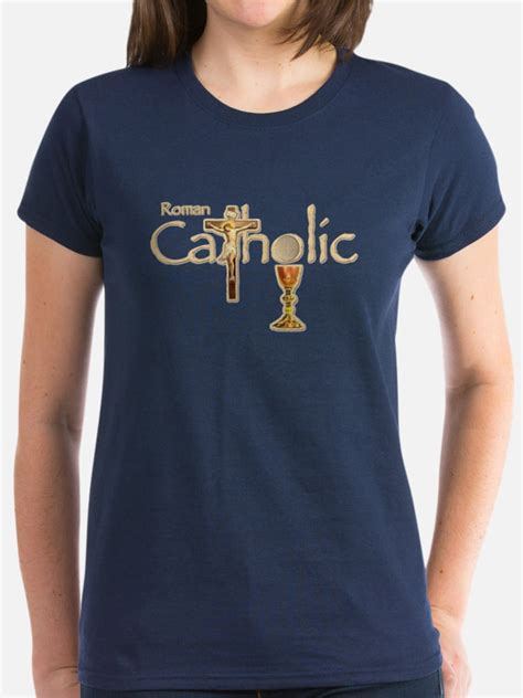 Cafepress Cafepress Proud To Be Catholic Womens Dark T Shirt