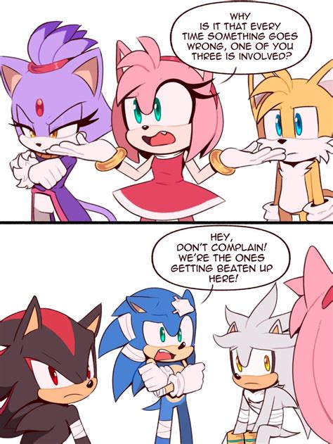 Toonsite Amy Rose Blaze The Cat Shadow The Hedgehog Silver The Hedgehog Sonic The Hedgehog