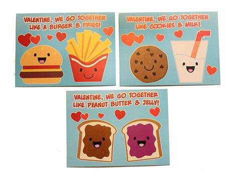 24 We Go Together Adorable Valentines Day Cards For Kids Cute