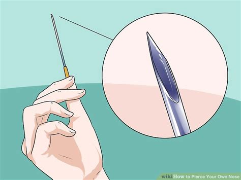 How To Pierce Your Own Nose 15 Steps With Pictures Wikihow