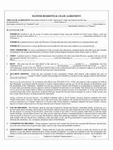 Illinois Residential Lease Application Form Photos