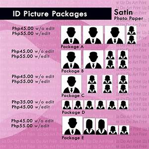 Id Picture Packages Satin 2x2 1x1 Passport Size Id Photo Printing
