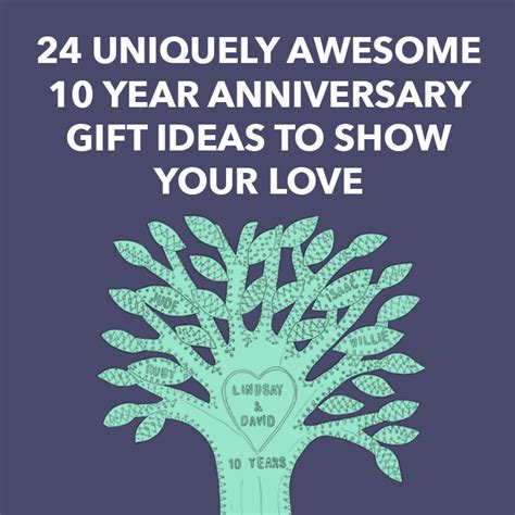 Write a handwritten love note with a special anniversary quote. 24 Uniquely Awesome 10 Year Anniversary Gift Ideas to Show ...