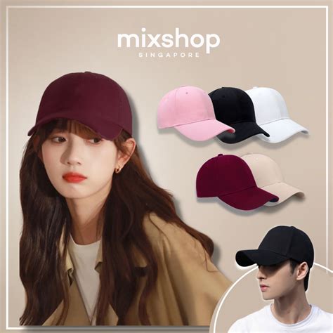 Mixshop Unisex Korean Summer Retro Baseball Hatcap Sg Ready Stock Shopee Singapore