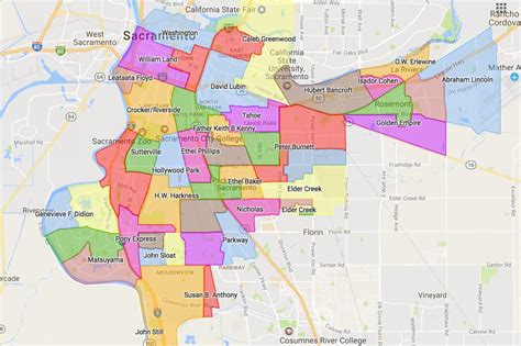 Sacramento Zoning Map Map Of Sacramento Zoning California Usa
