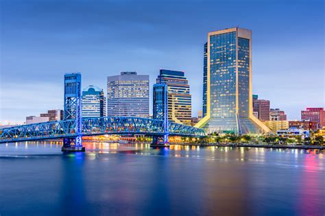 Jacksonville Florida Usa Downtown City Skyline Stock Photo Download