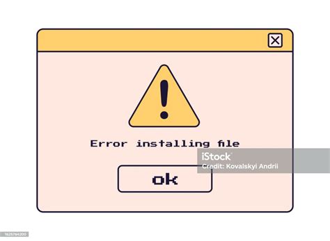 Error Installing File Window Old User Interface Windows Retro Browser
