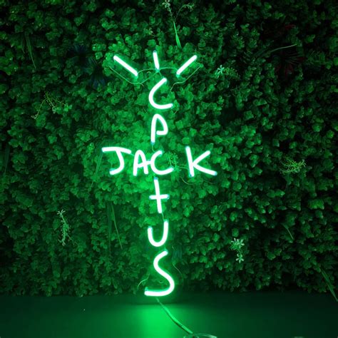 Cactus Jack Neon Sign Home Decor Custom Neon Sign Etsy