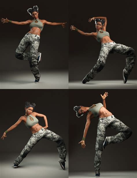 Capsces Hip Hop Poses And Expressions For Genesis 3 Female S 3d Models And 3d Software By Daz